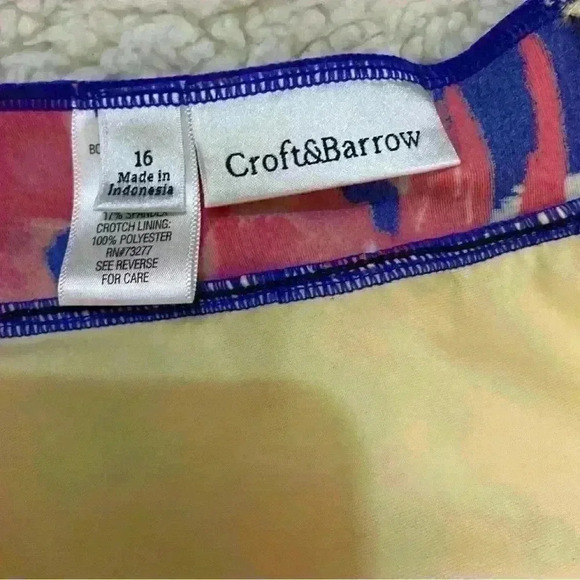 NWT CROft&BARROW Swimsuit Size 16 - Picture 9 of 9